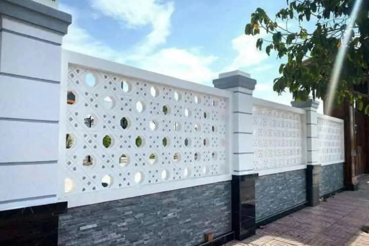 Thi công gạch thông gió