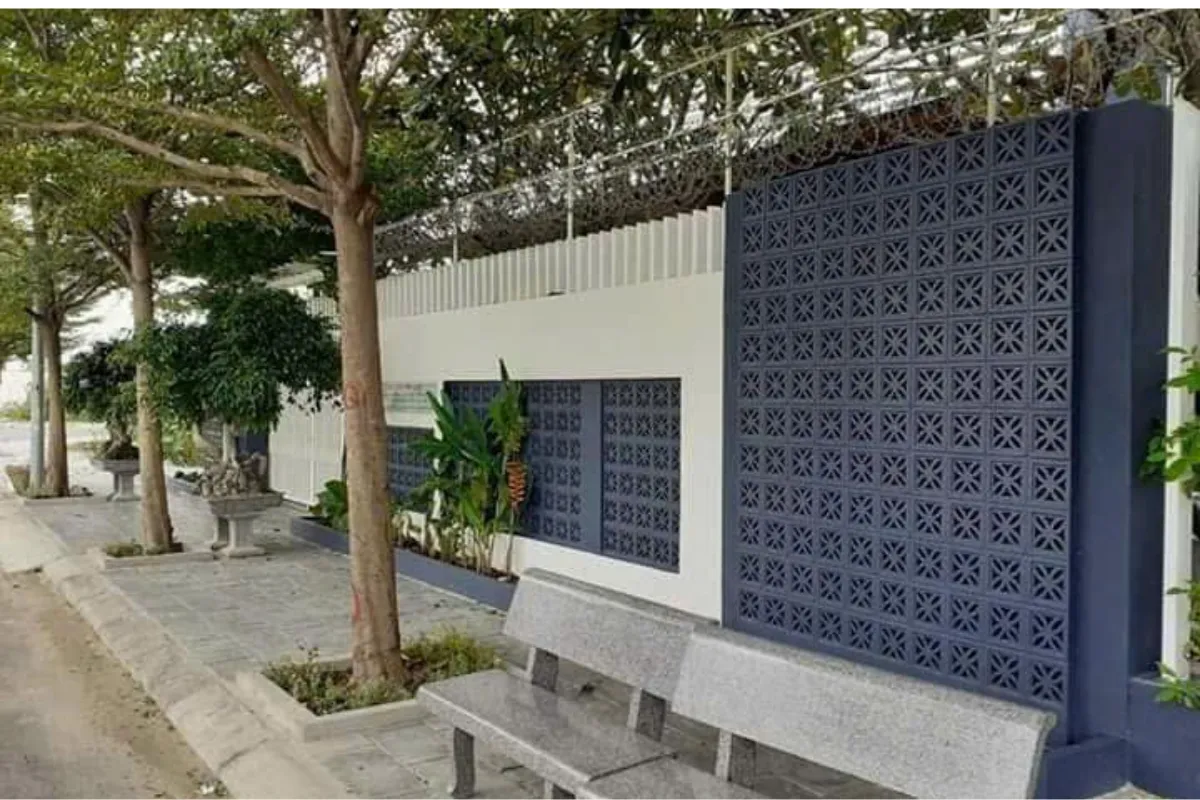 Thi công gạch thông gió