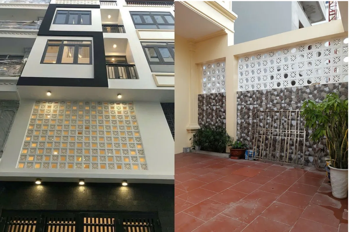 Thi công gạch thông gió